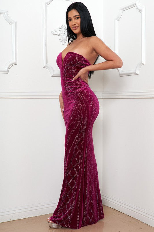 Formal Rhinestone dress