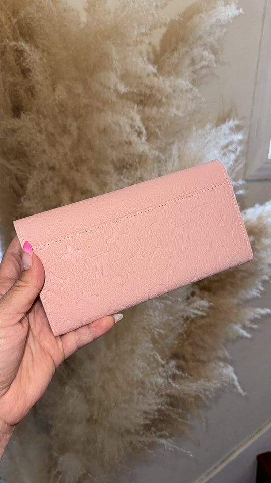 Monogram wallet (Pink)