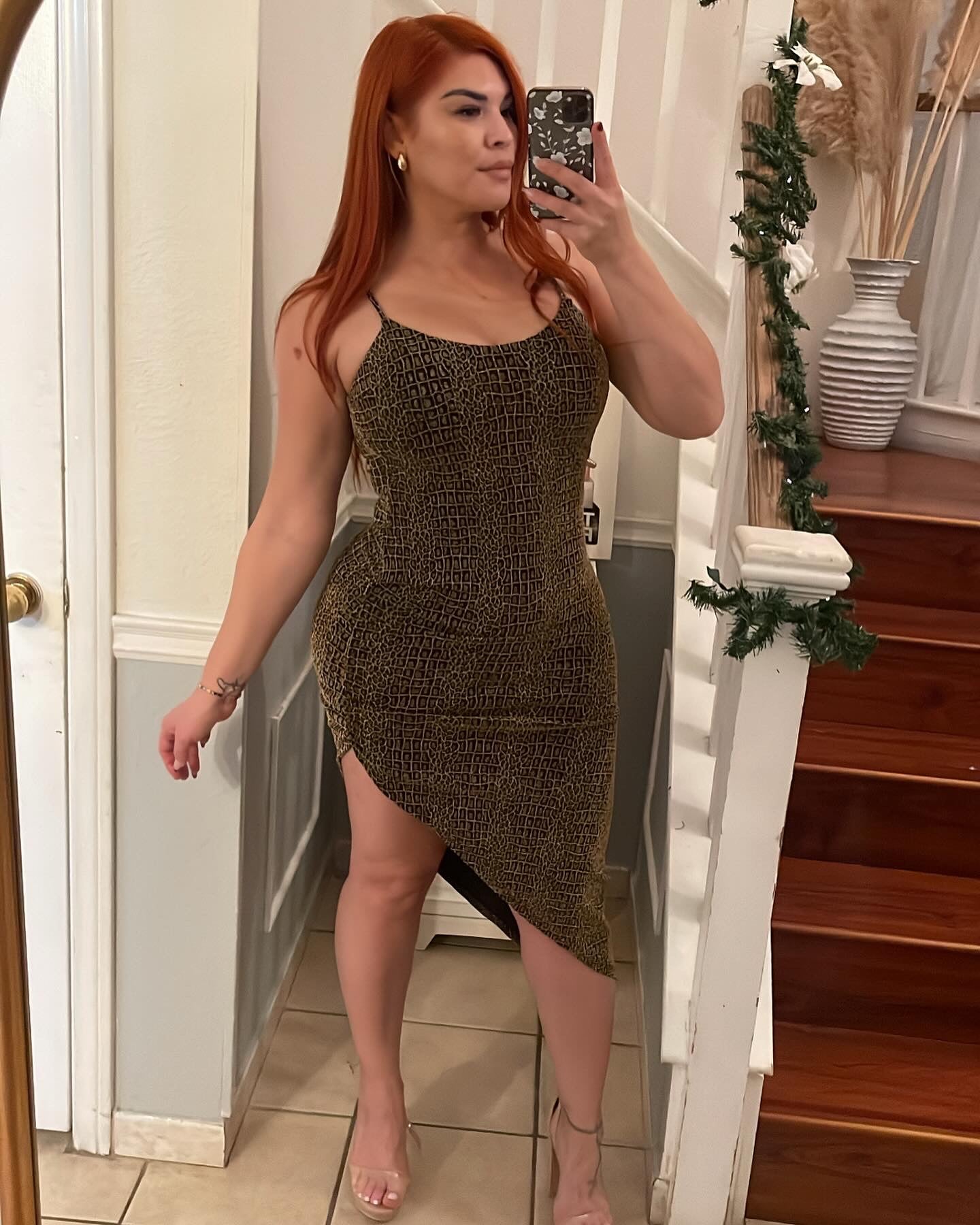 Croc  shimmer dress