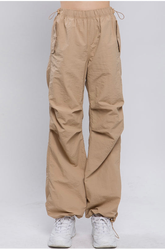 Khaki Parachute pants