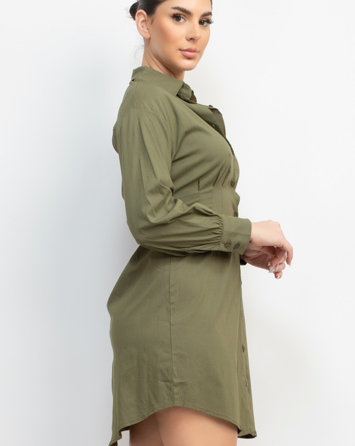 Longsleeve shirt dress