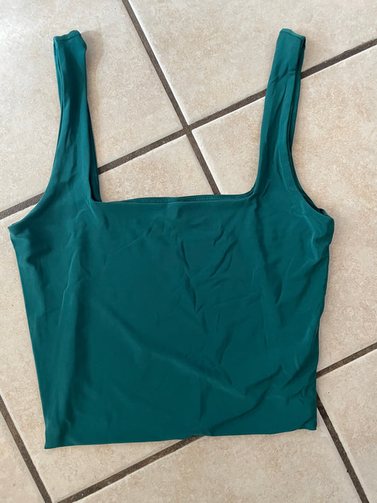 Square neck tank top